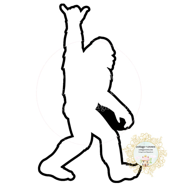 Bigfoot Truck Decal 1 Outdoor Adventure Vinyl Sticker - Hang Loose