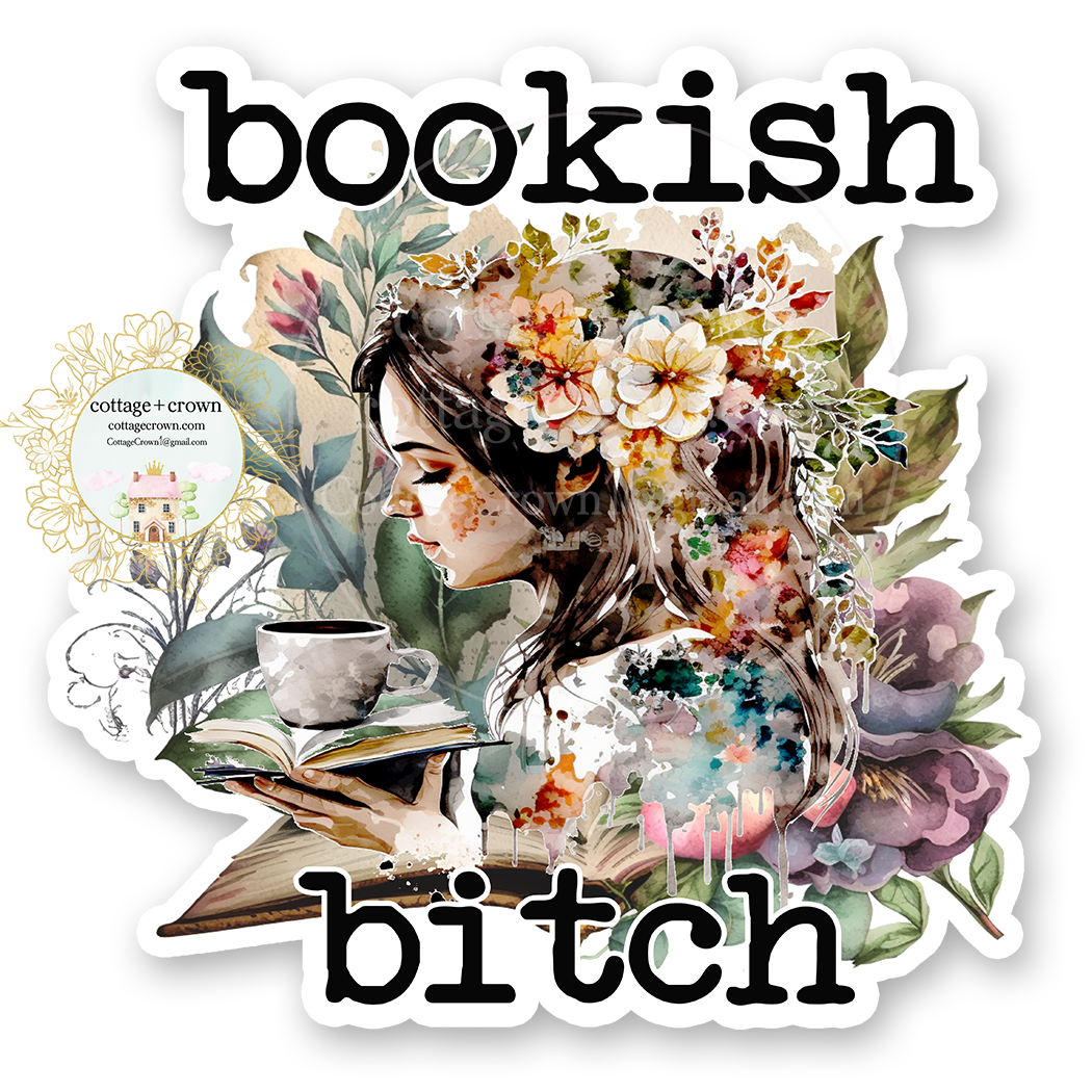 Book - Bookish Bitch Vinyl Decal Sticker