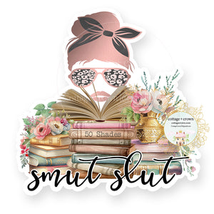 Book Smut Slut - Naughty Vinyl Decal Sticker
