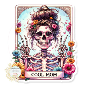 Tarot Card The Cool Mom Vinyl Decal Sticker