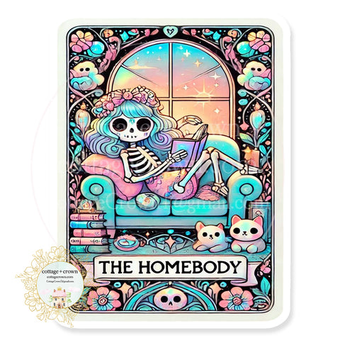 Tarot Card The Homebody Vinyl Decal Sticker