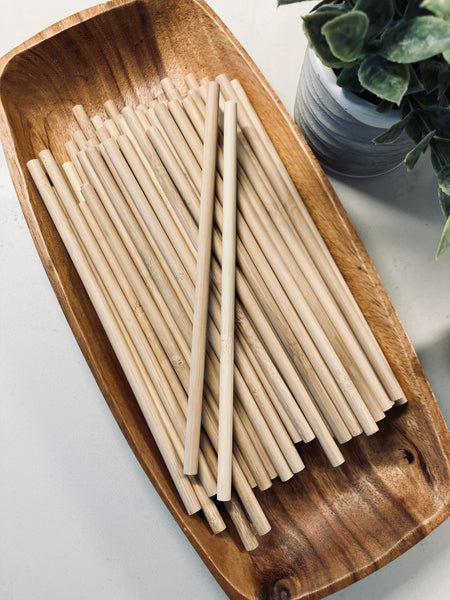 Bamboo Straws Reuseable Natural Eco Environment Friendly Cocktail Party Bar Wedding