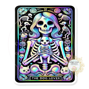 Tarot Card The Dog Lover Vinyl Decal Sticker