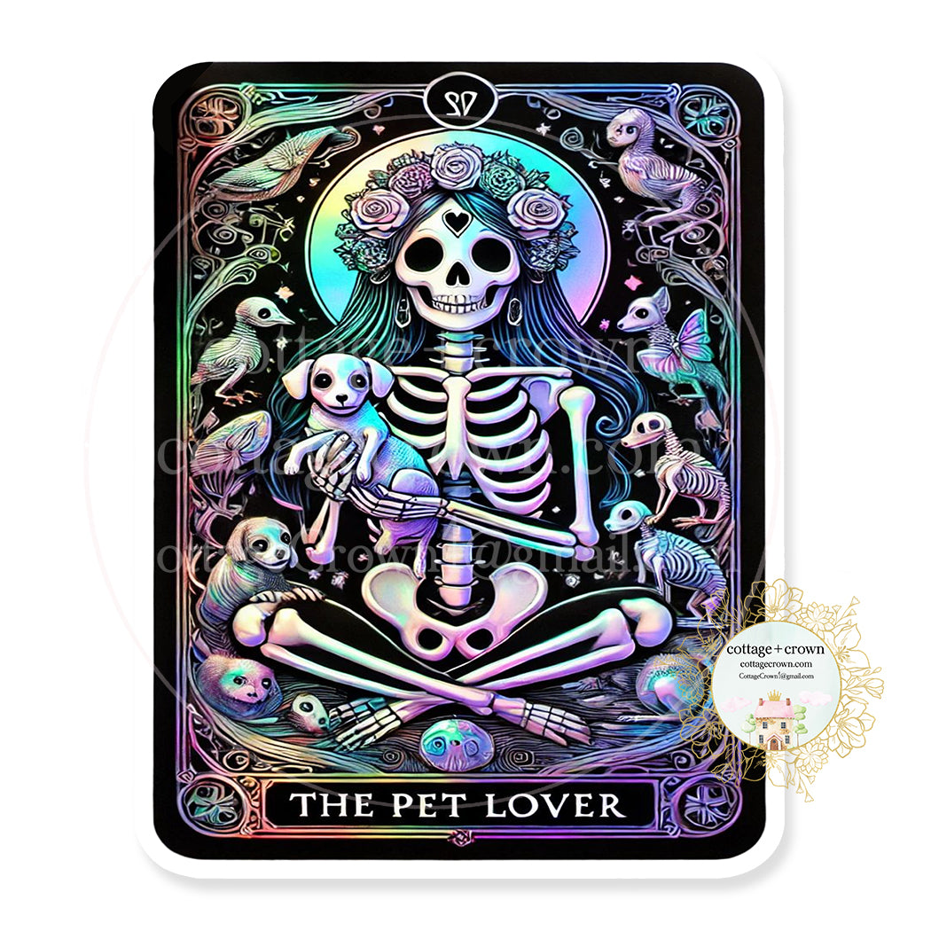 Tarot Card The Pet Lover Vinyl Decal Peta Dog Cat Sticker