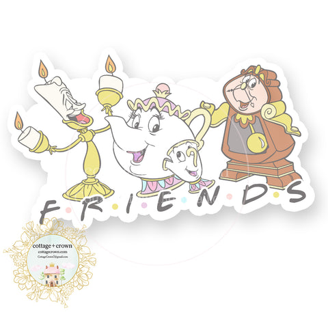 Best Friends Vinyl Decal Sticker Stocking Stuffer