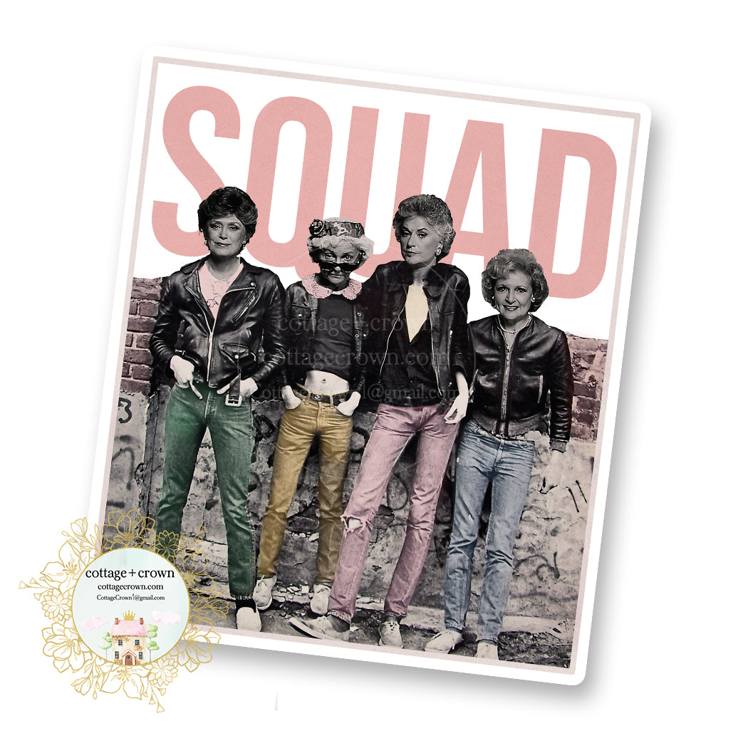 Squad Best Friends - Vinyl Decal Sticker – cottage + crown