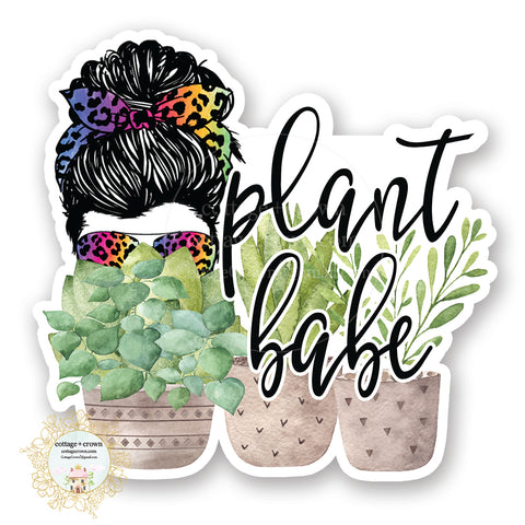 Plant Babe - Houseplant Mom Life Aviators - Vinyl Decal Sticker