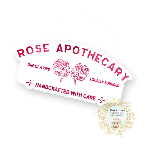 Schitt's Creek Rose Apothecary Inspired Vinyl Decal Sticker