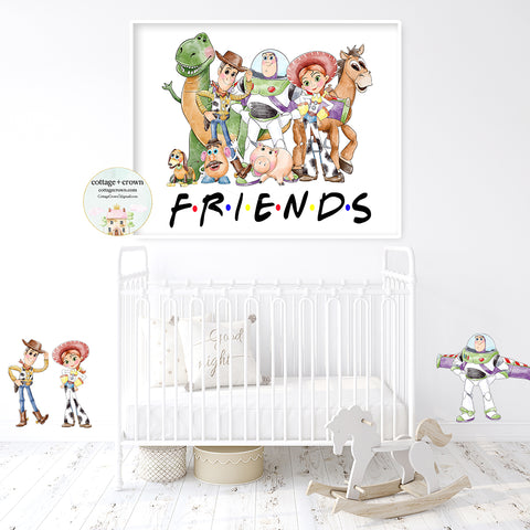 Toy Story Friends Wall Art Print