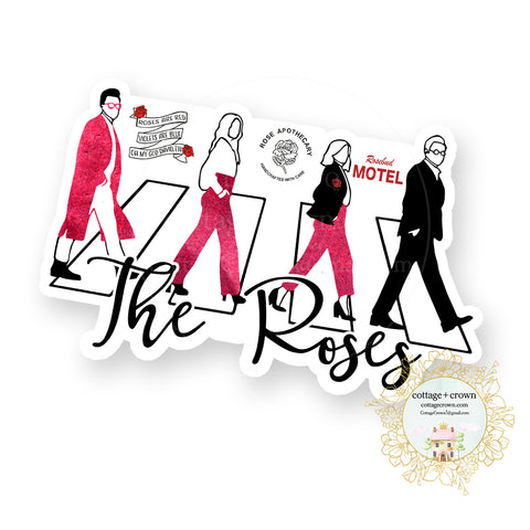 Schitt's Creek Inspired The Rose's Vinyl Decal Sticker