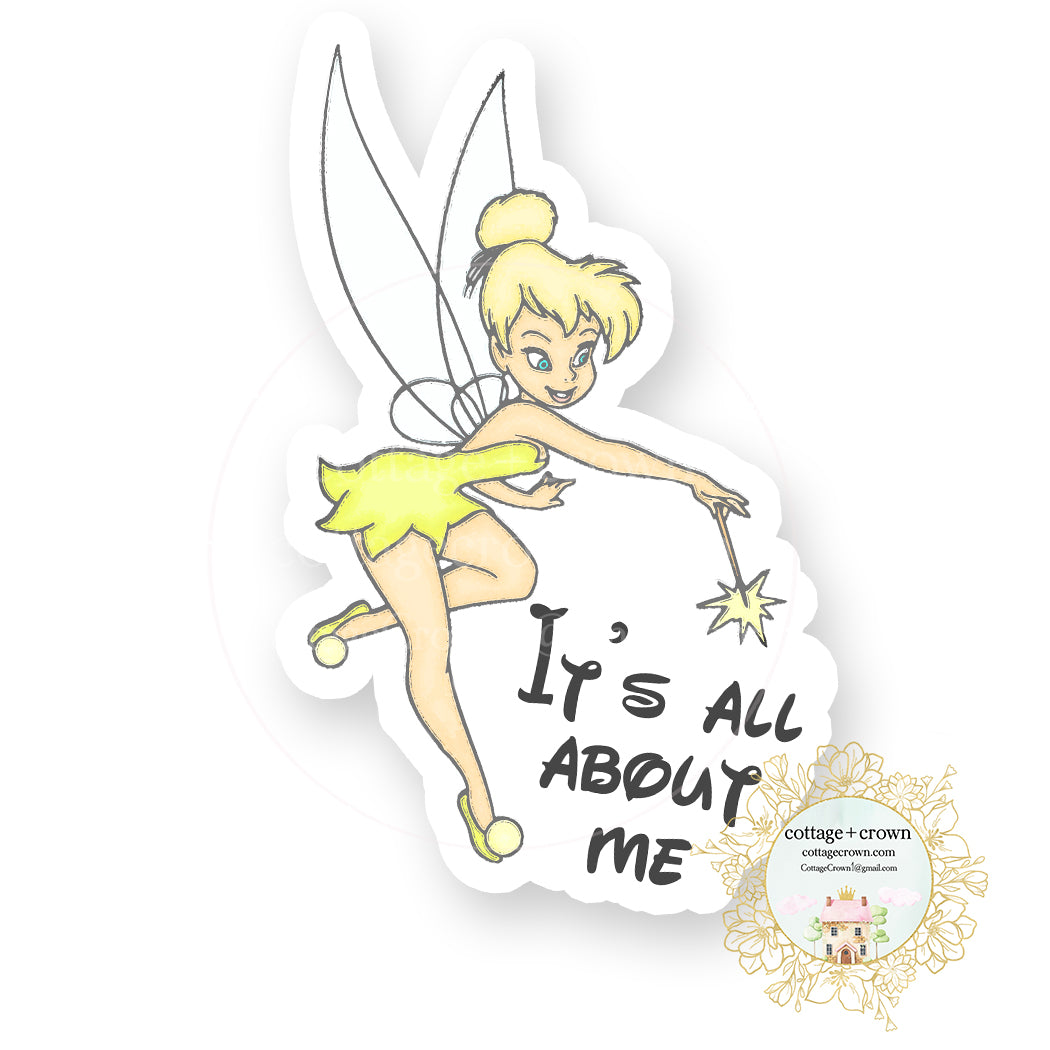 It's All About Me Character Vinyl Decal Sticker