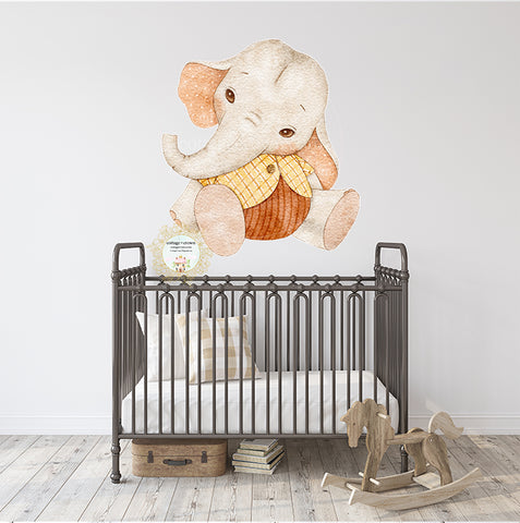 Elephant Wall Decal Baby Nursery Bathroom Office Home Décor